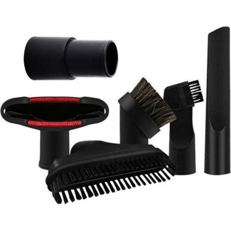 Accessoires d’aspirateur bouche d’aspiration tête d’aspiration brosse ronde tête de brosse brosse à poils diamètre intérieur 32mm/35mm set de six pièces (1/5)