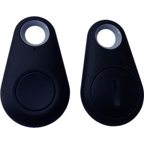 Tracage gps,Mini GPS Tracker dispositif pour enfants chien chat intelligent Bluetooth Anti perte suivi chercheur - Type Black (1/4)