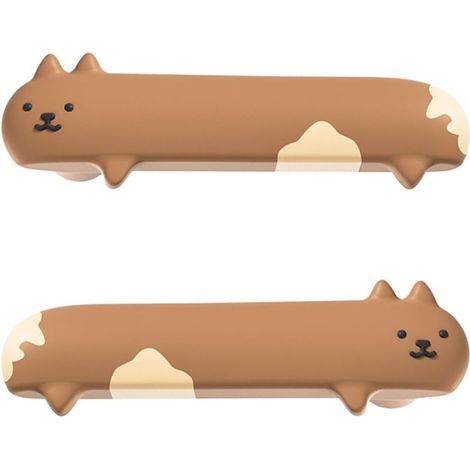 Lot de 2 Poignée De Porte en Silicone Anti Collision, Couvre poignée De Porte, Coussinet De Protection, Manchon De Sécurité, Poignée Domestique Résistante Au Froid (1/5)