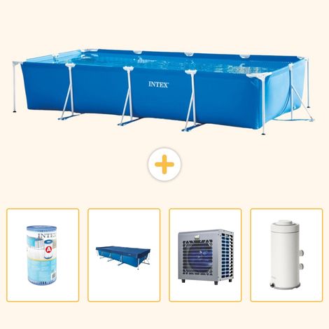 Intex Piscine Tubulaire Rectangulaire - 450x220x84 cm - 5-pièces  S38 (1/5)