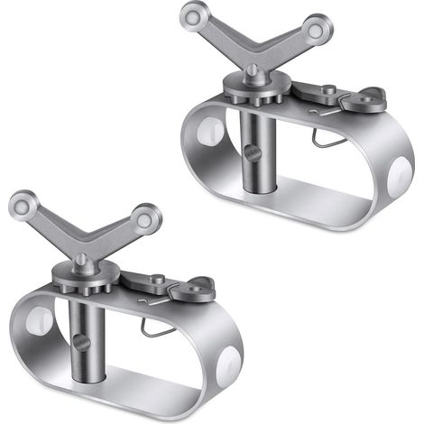 Câble Tendeur Bâche Piscine - Cliquet de Câble en Alliage d'Aluminium - Pour Couverture Hivernale Piscine Hors Sol - 2 Pièces (1/5)