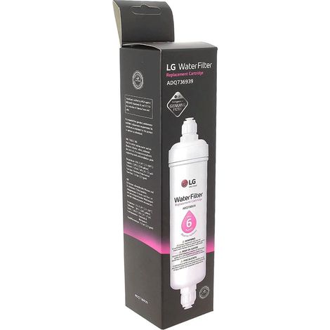 Filtre à eau d'origine BL9808 (5231JA2003A, ADQ73693901) Réfrigérateur, congélateur LG, CONTINENTAL EDISON, BEKO (1/2)
