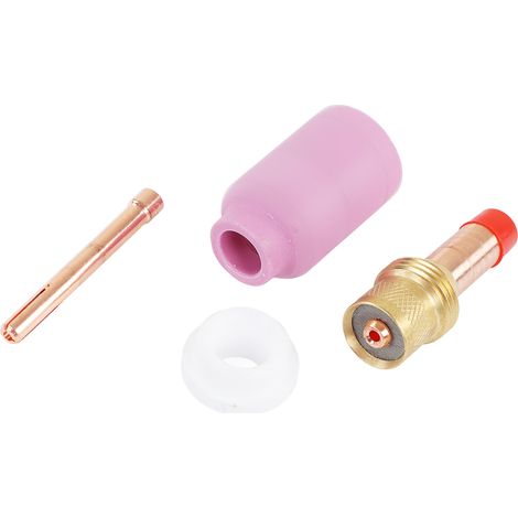 Jeu de 4 connecteurs mesh taille moyenne WP17/18/26 pour soudage TIG, pinces d'électrode et buses céramiques incluses (1/5)