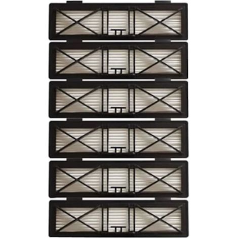 Lot de 6 filtres HEPA pour aspirateurs Neato Botvac D7, D3, D4, D5, D6, D70, D75, D80 et D85, compatible avec les modèles Neato Botvac 75e et 80. (1/5)