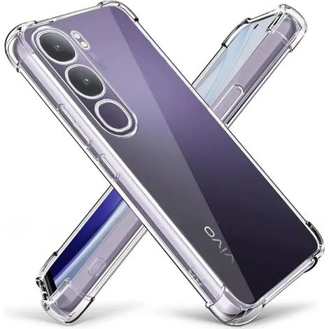 Custodia per Vivo Y19s, resistente alle cadute, trasparente (1/5)