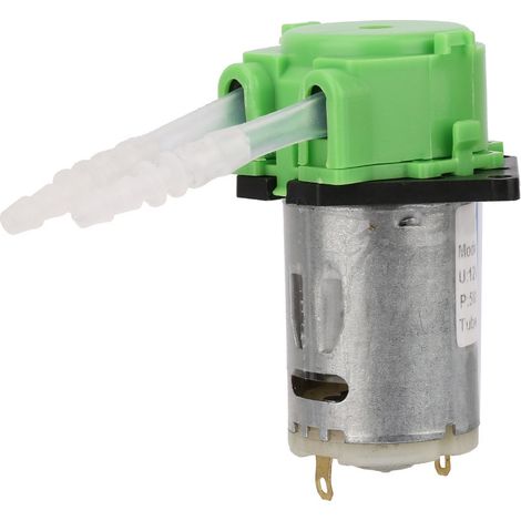 Pompe doseuse 12V 35 à tube péristaltique DIY pour analyse chimique en laboratoire d'aquarium (vert)