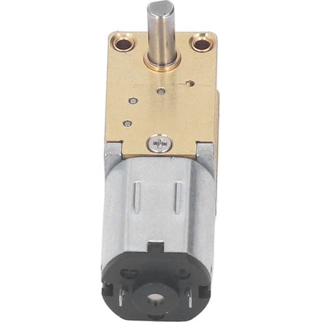 Moteur Réducteur DC 6V à Arbre Unique, Moteur Turbo Vis Sans Fin pour Machines, 30 RPM Rapport 1:236, Remplacement (1/5)
