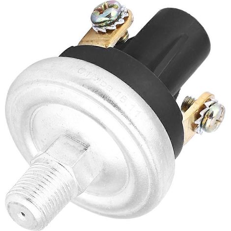 Interrupteur d'alarme de basse pression d'huile à câblage triphasé, filetage 1/8 NPT, interrupteur d'alarme de basse pression d'huile, interrupteur de pression d'huile (1/5)