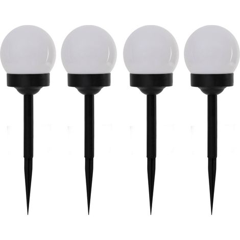 Solar Gartenlampen, 4er-Set