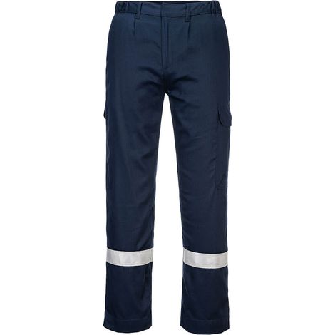 Pantalón Ligero Resistente a la Llama y Antiestático - Confort y Seguridad - Azul marino - Talla XXL
