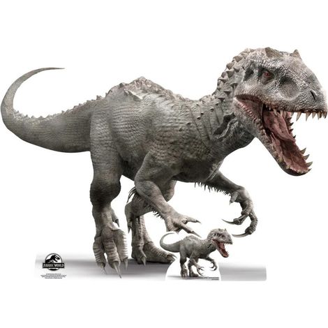 Figurine en carton JURASSIC WORLD Indominus Rex Dinosaure Hauteur 92 cm