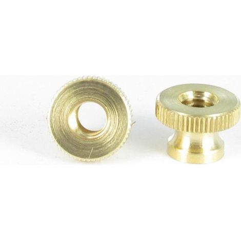Ecrou Moletée Laiton M4 10X7 EMM-1 pièce