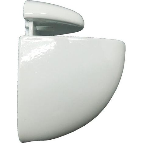 Staffe e supporti per mensole Micel SP08 Bianco Zamak 42 x 53 mm (2 Unità)