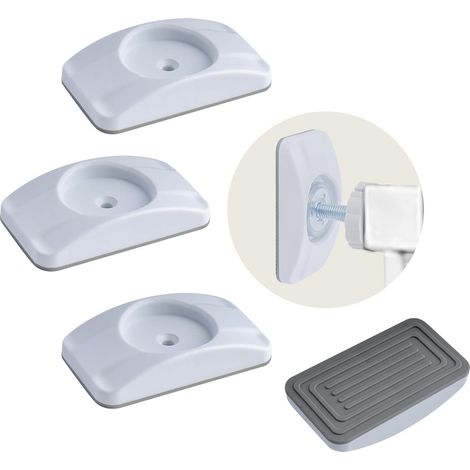 4 pièces de Patins de Protection Murale rectangulaires Protection murale sans perçage et barrière extensible pour sécuriser bébés et animaux domestiques (1/5)