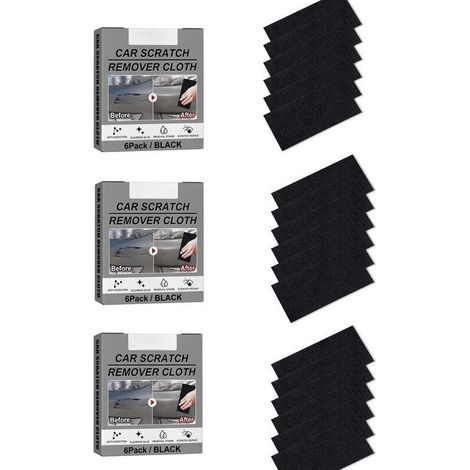 LaBlanc - Lot de 18 Nano Sparkle Cloth pour la réparation des rayures de voiture,Nano Magic Cloth Multipurpose Car Scratch Remover for Repair Light Scratch Paint,Paint Care,Car Cleaning (1/5)