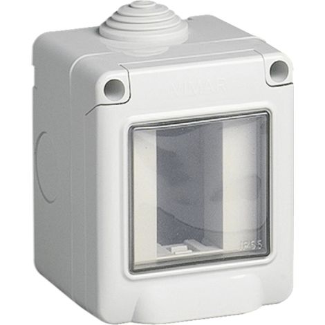 contenitore da parete 1 modulo vimar bianco ip55 - cod.0r14901