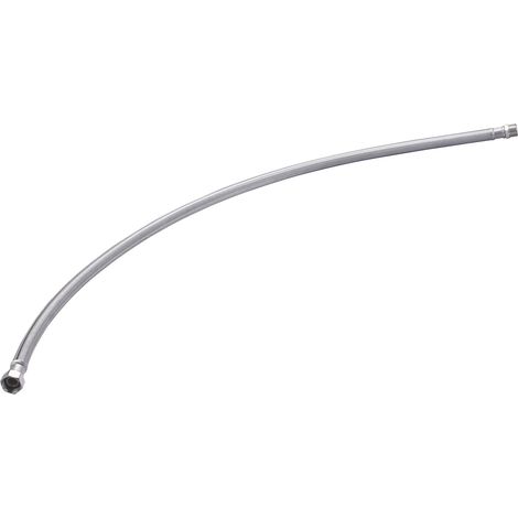Flexible de Acero Inox MH  QUICK PLOMBERIE - Macho Hembra 1/2 paso interior de 13mm Longitud 1000mm