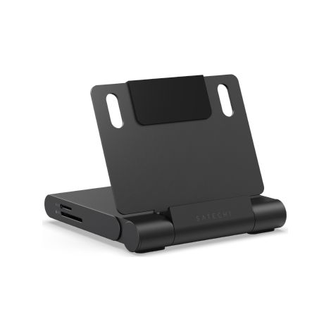 Satechi OntheGo Hub con supporto pieghevole - supporto e hub pieghevole per dispositivi mobili (USB-C 100W PD, USB-C 10 Gbps, USB-A 10 Gbps, lettore di schede micro/SD 312 MB/s, jack da 3,5 mm, HDMI 4 (1/3)