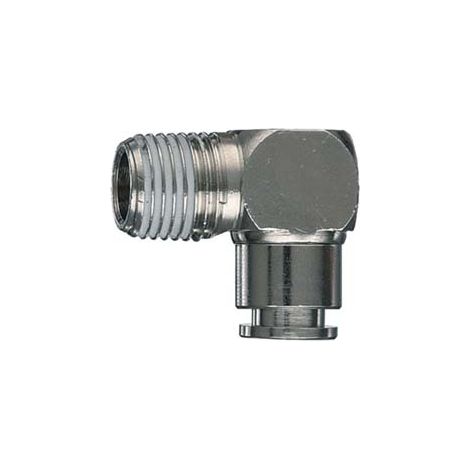 Raccordo l con Innesto Automatico e Filettato Maschio Conico 5 Cod 221757