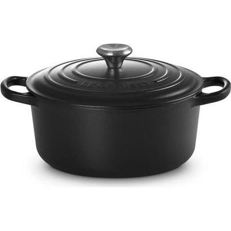 Le Creuset Signature Cocotte Fundición Esmaltada 22 cm Negro Mate