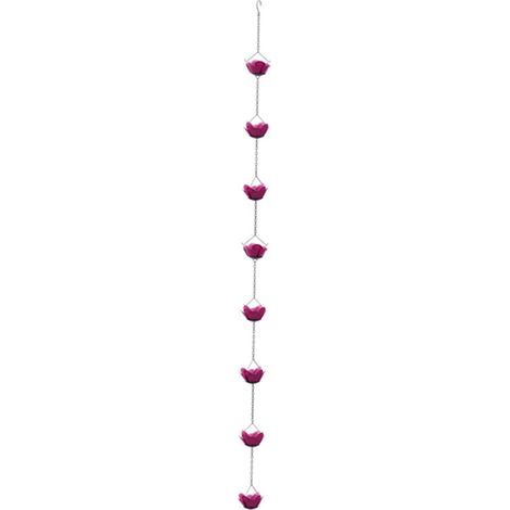 (1 paquet) chaîne de pluie en forme de fleur de rose – (1/2)