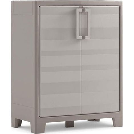 Keter Gulliver Basso Xl - Armadio Impermeabile Cert. Ipx3 - ISTA 6 - 80X44X100H