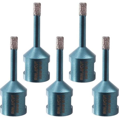 Fliesenbohrer M14 Diamant Porzellan Keramik Granit Marmor 5pcs 6mm (1/5)