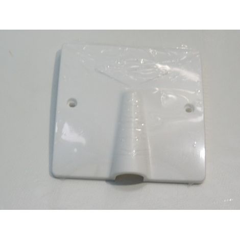 Sortie de cable 20/32A blanche 100X100mm à encastrer dans boite d'encastrement Ø 86mm (non fournie) fixation vis SIB ADR P11032