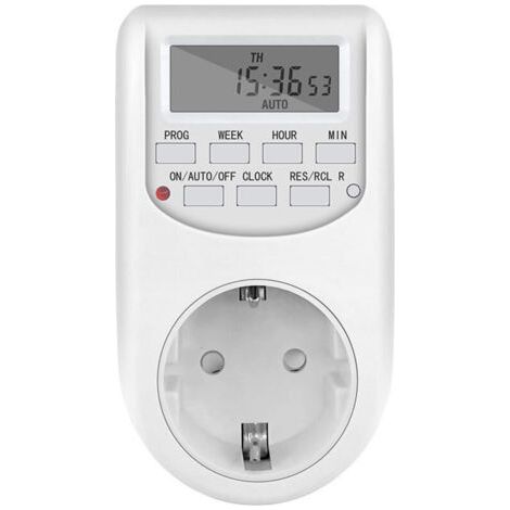 Power Socket with LCD Timer - 24H/WEEK Programmer, 16 Repetitive Cycles, For Lights and Household Appliances (1/5)