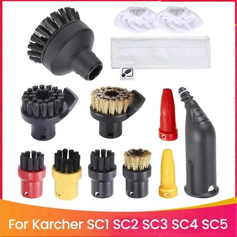 Pièces détachées pour nettoyeurs vapeur Karcher EasyFix séries SC1, SC2, SC3, SC4 et SC5 : brosses de nettoyage rondes, têtes de brosses, etc. (1/5)