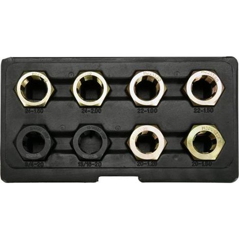 KIT DE RÉPARATION DE FILETAGE D'ARBRE DE TRANSMISSION YATO 8 PIÈCES YT-17695 (1/2)