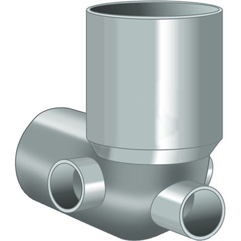 CURVA WC CON 3 ATTACCHI ø 100x40x40x40   Idroweb