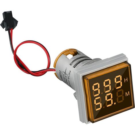 Compteur horaire à double affichage LED, instrument de mesure du (1/5)