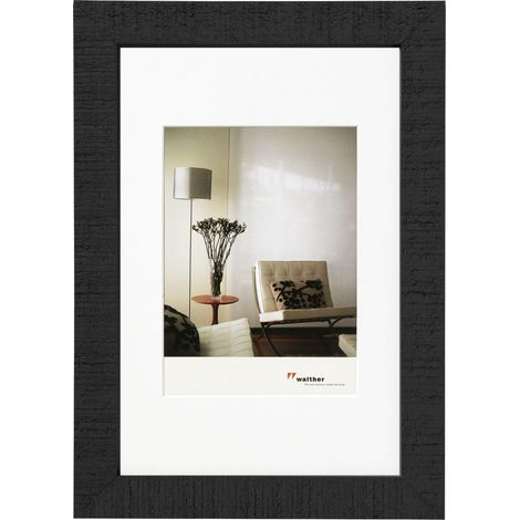 Walther Home cornice foto legno nero 24x30 cm
