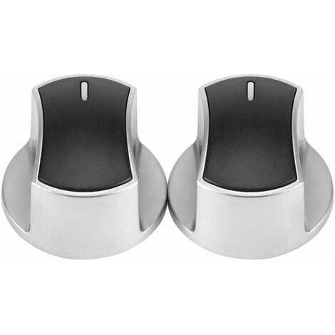 2 pcs Poêle À Gaz Universel Cuisinière Partie Contrôle Boutons De Remplacement Métal Commutateur Rotatif Cuisson Surface Contrôle Serrures Four Commutateur Nouveau,Interrupteur à 45° (1/5)