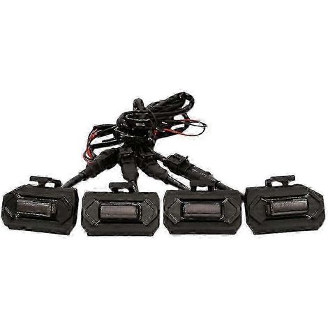 Lot de 4 feux avant LED, éclairage extérieur, couleur fumée, accessoires auto (1/5)