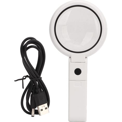 Lampe de bureau loupe LED 11x5 avec support pour lecture, éclairage magnifiant. (1/5)