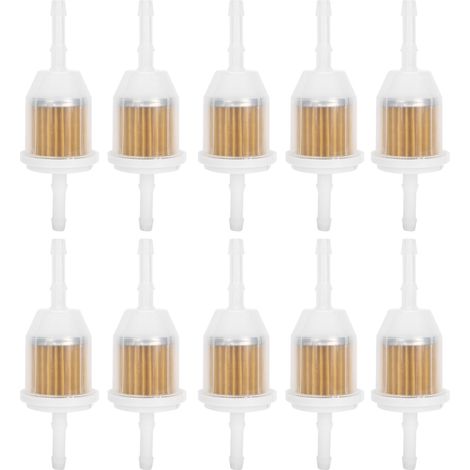 10 Pièces Filtre à Carburant Compatible AM116304 72084‑G01 72084G01 1013684 pour Outils de Jardin (1/5)