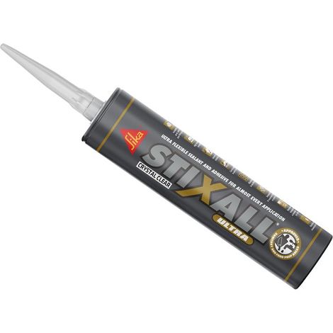Everbuild Sika 894816 Stixall Ultra Crystal Clear 300ml EVB894816