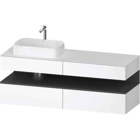 Duravit Collection One Meuble sous-vasque sur console, 2 tiroirs,