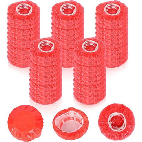 50 Pièces Couvercle Détecteur de Fumée, Housses Détecteur Fumée, Couverture d'Alarme Incendie, Housse d'alarme Incendie Réutilisable Anti-Poussière pour la Maison Cuisine Cuisson (Rouge) (1/5)