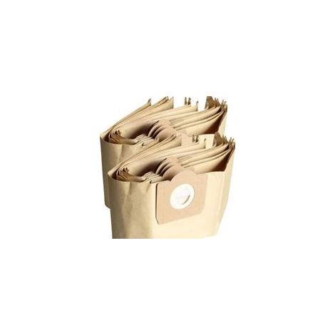 Lot de 10 Sacs droits Aspirateur pour WD3 WD2, compatible avec WD6 WD5 WD4, WD3200 WD3500P, A2204 A2534, SE4001 SE4002 SE5.100 SE6.100. Papier Kraft 100% Recyclé et Compostables (1/5)