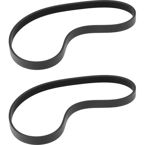 Lot de 2 courroies en V Poly-V 608 PJ 6 compatibles avec les malaxeurs à béton 375224 6 nervures 14 mm de largeur 608 mm de longueur pour mélangeurs (1/5)