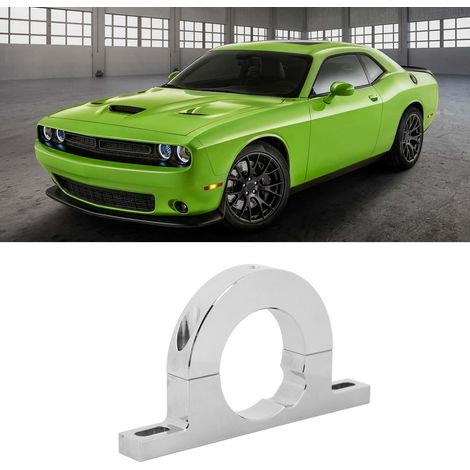 Colonne de direction universelle 2" à fixation antichute en aluminium avec clavette pour GM, GMC, Chevy, Dodge et Ford (EM-1046) Argent (1/5)