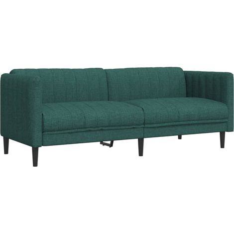 Canapé à 3 places,Sofa pour Salon,Banquette vert foncé tissu CFW812821 (1/5)