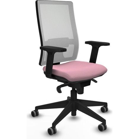Piqueras y Crespo Horna Chaise de bureau rose confortable (1/3)