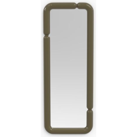Miroir rectangulaire laqué vert kaki 160 x 60 cm - Silk (1/5)