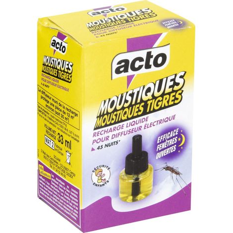 Difusor eléctrico de mosquitos Bg con recarga de líquido para 45 noches