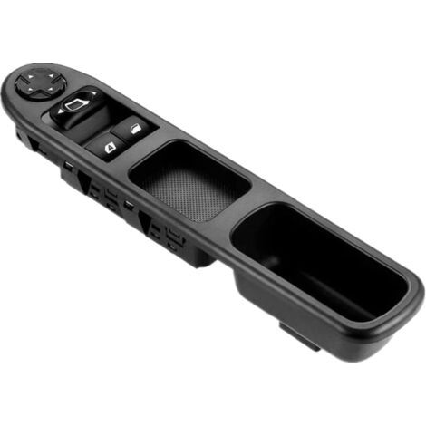 Interrupteur Commande lève vitre Bouton maître Console pour Auto 6554.QC Compatible Pour Peugeot 207 pour Citroen C3 Picasso 2007-2014 (1/5)