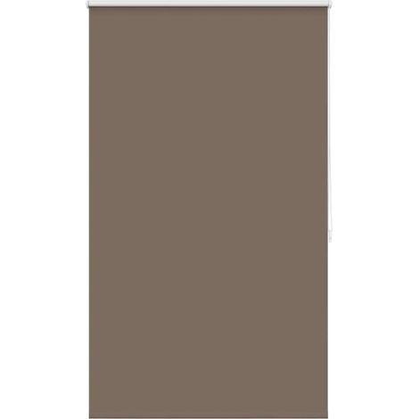 Maison Exclusive - Tenda a rullo oscurante 84,4x175 cm Tessuto Larghezza 80 cm caffè